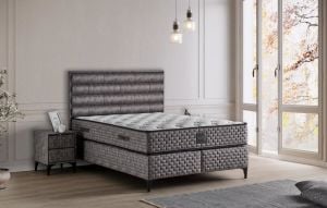 Riva 150x200 Çift Kişilik Yatak, Baza, Başlık Seti MYB1310B