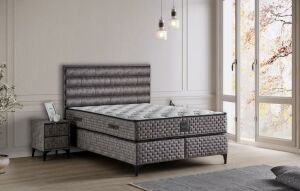 Riva 160x200 Çift Kişilik Yatak, Baza, Başlık Seti MYB1310B