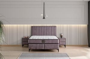 Venta 90x190 Tek Kişilik Yatak, Baza, Başlık Seti MYB1311A