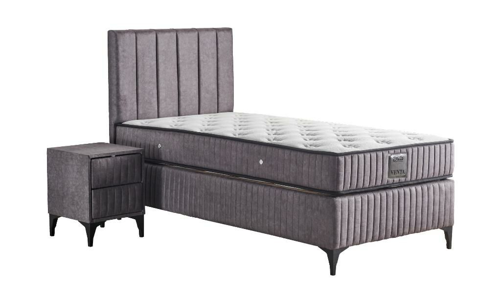 Venta 100x200 Tek Kişilik Yatak, Baza, Başlık Seti MYB1311A