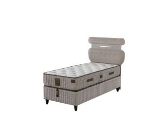 Lucca 90x200 Tek Kişilik Yatak, Baza, Başlık Seti EY3005