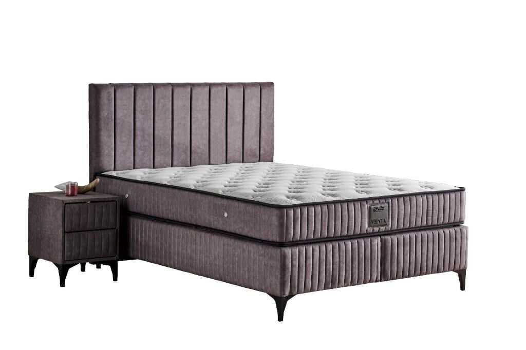 Venta 150x200 Double Mattress, Divan Base, Headboard Set MYB1311A