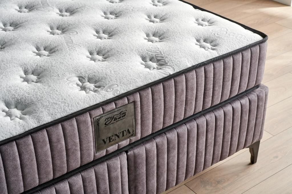 Venta 150x200 Double Mattress, Divan Base, Headboard Set MYB1311A