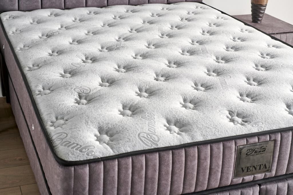 Venta 150x200 Double Mattress, Divan Base, Headboard Set MYB1311A