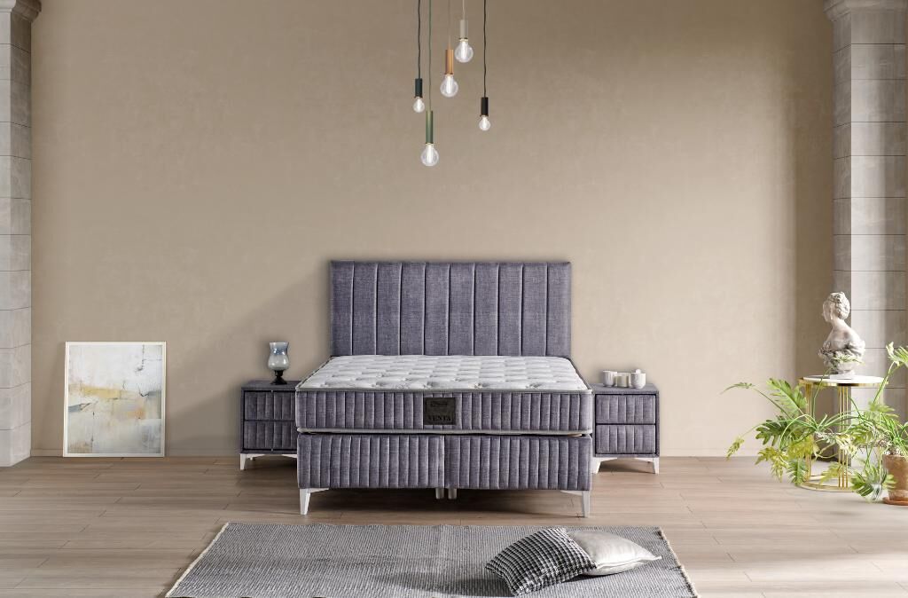 Venta 120x200 Tek Kişilik Yatak, Baza, Başlık Seti MYB1311B
