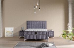 Venta 150x200 Çift Kişilik Yatak, Baza, Başlık Seti MYB1311B