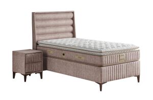 Arobel 100x200 Tek Kişilik Yatak, Baza, Başlık Seti MYB1312A