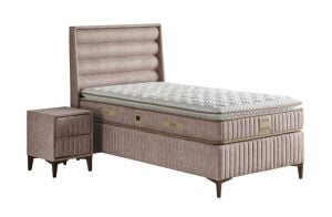 Arobel 120x200 Tek Kişilik Yatak, Baza, Başlık Seti MYB1312A