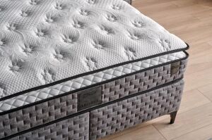 Arobel 160x200 Çift Kişilik Yatak, Baza, Başlık Seti MYB1312B
