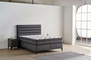 Luna 100x200 Tek Kişilik Yatak, Baza, Başlık Seti MYB1313B
