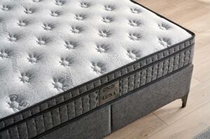 Luna 100x200 Tek Kişilik Yatak, Baza, Başlık Seti MYB1313B