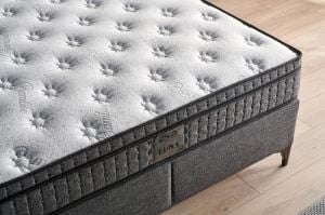 Luna 140x190 Çift Kişilik Yatak, Baza, Başlık Seti MYB1313B