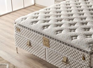 Trend 150x200 Çift Kişilik Yatak, Baza, Başlık Seti