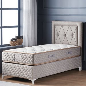 Sedef 120x200 Tek Kişilik Yatak, Baza, Başlık Seti MYB1314