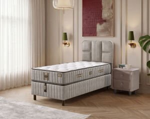 Pien 90x200 Tek Kişilik Yatak, Baza, Başlık Seti EY3014