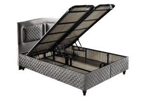 İnci 140X190 Çift Kişilik Baza, Başlık Seti EY2411