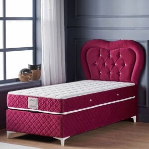 Kelebek 120x200 Tek Kişilik Yatak, Baza, Başlık Seti MYB1316