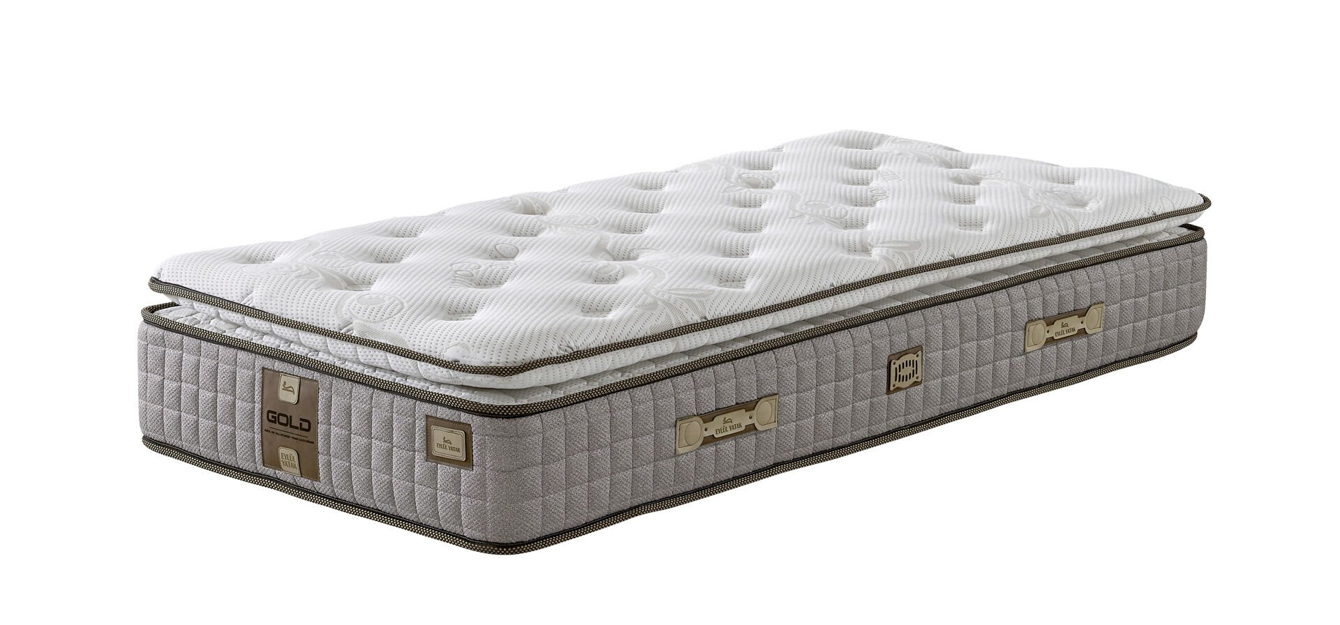 Gold Pedli 120x200 Tek Kişilik Yatak EY3404