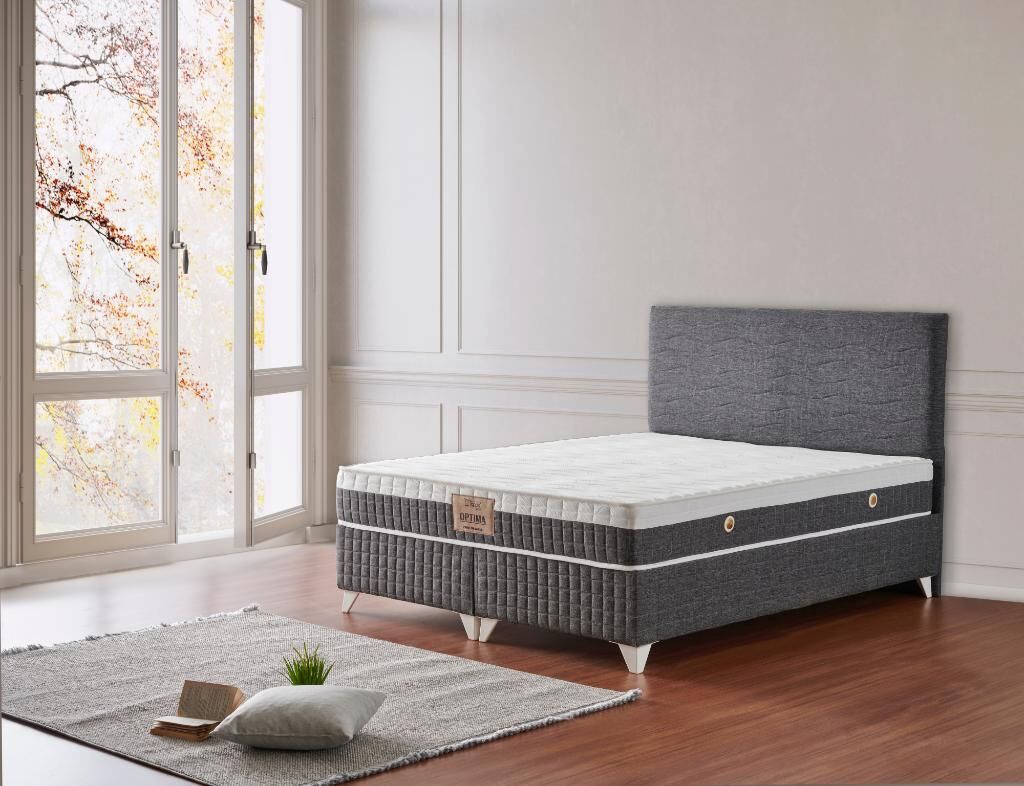 Optima 150x200 Çift Kişilik Baza, Başlık Seti MBL1416