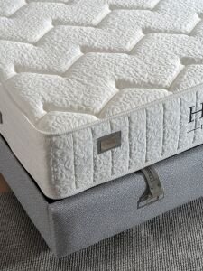 Kermes 90x190 Tek Kişilik Yatak, Baza, Başlık Seti MBL1001