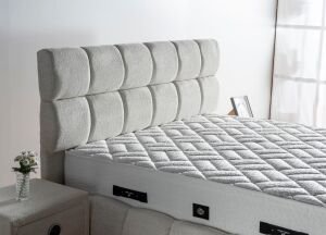 Art Bed 180x200 Çift Kişilik Yatak, Baza, Başlık Seti CP1004