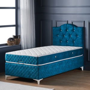 Venüs 120x200 Tek Kişilik Yatak, Baza, Başlık Seti MYB1317C