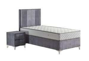 Delta 90x190 Tek Kişilik Yatak, Baza, Başlık Seti MYB1318