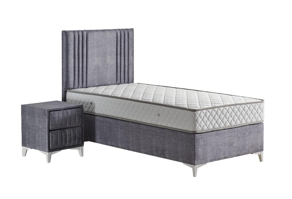 Delta 100x200 Tek Kişilik Yatak, Baza, Başlık Seti MYB1318