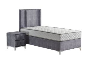Delta 100x200 Tek Kişilik Yatak, Baza, Başlık Seti MYB1318