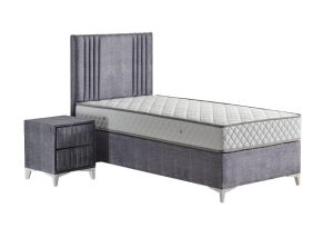 Delta 100x200 Tek Kişilik Yatak, Baza, Başlık Seti MYB1318