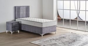 Delta 100x200 Tek Kişilik Yatak, Baza, Başlık Seti MYB1318