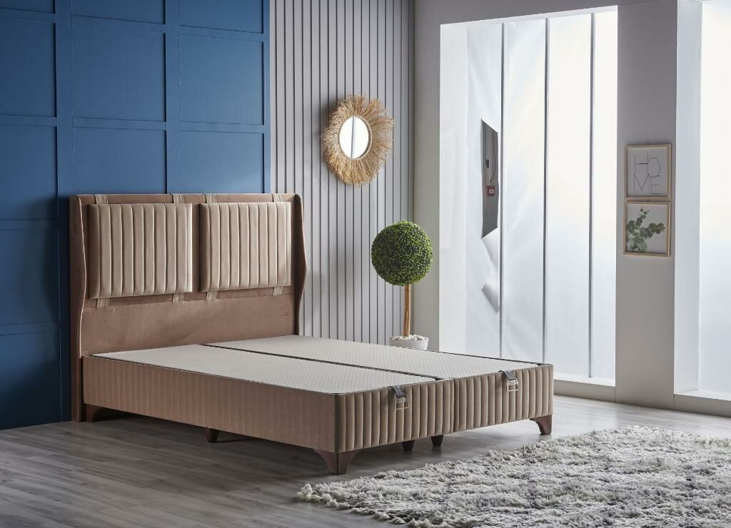 Therapy XL Mink 120x200 Single Mattress, Divan Base, Headboard Set CB2024