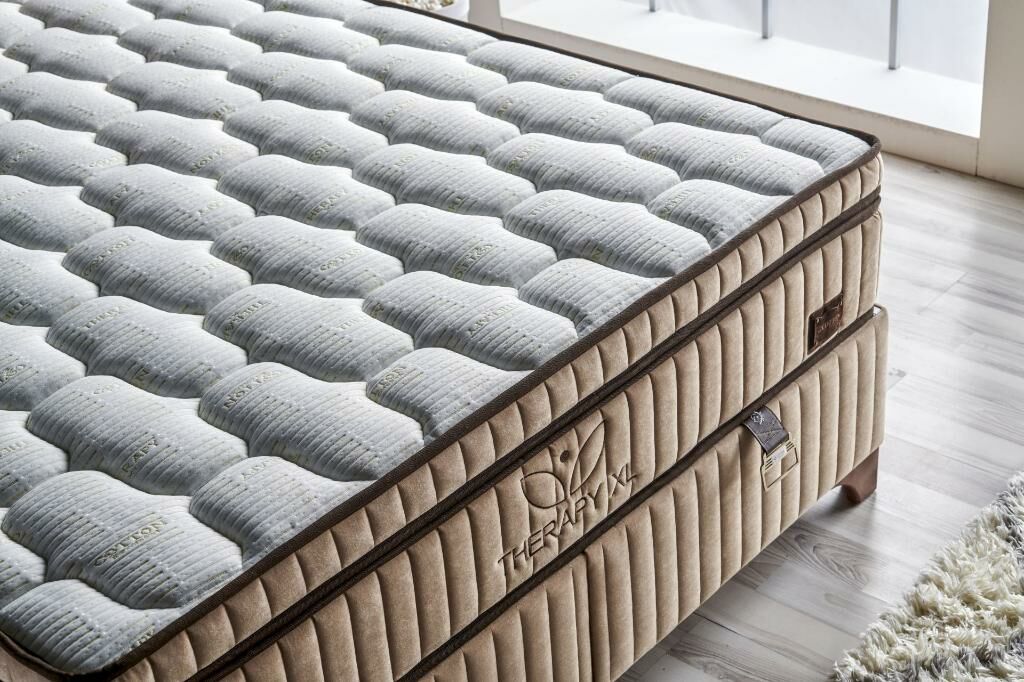 Therapy XL Mink 120x200 Single Mattress, Divan Base, Headboard Set CB2024