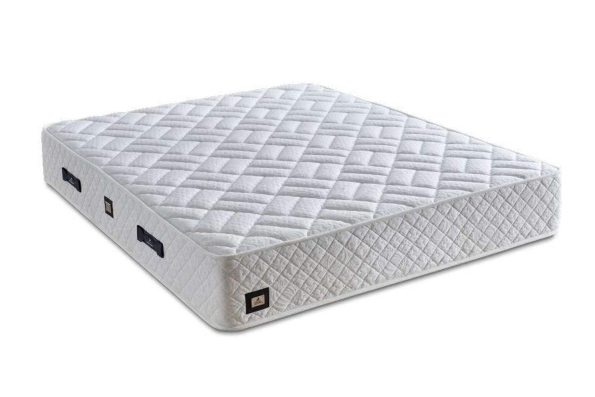 Somineli Lux 150x200 Double Mattress, Divan Base, Headboard Set CP1005