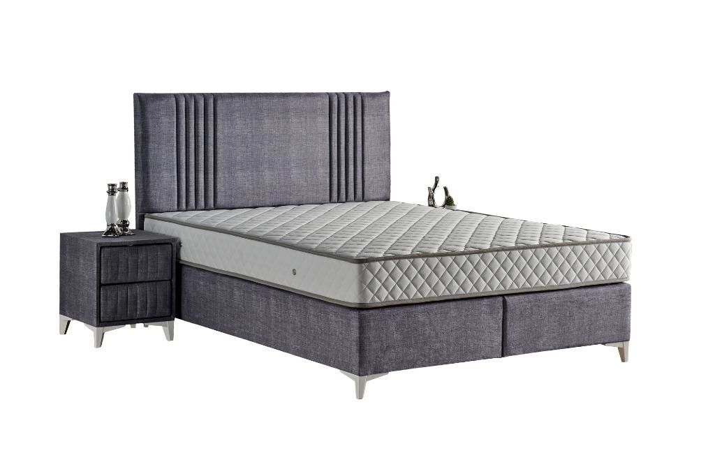 Delta 140x190 Çift Kişilik Yatak, Baza, Başlık Seti MYB1318