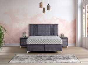 Delta 150x200 Çift Kişilik Yatak, Baza, Başlık Seti MYB1318