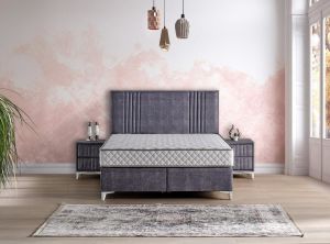 Delta 160x200 Çift Kişilik Yatak, Baza, Başlık Seti MYB1318