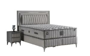 Flora 160x200 Çift Kişilik Yatak, Baza, Başlık Seti MYB1319