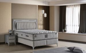 Flora 160x200 Çift Kişilik Yatak, Baza, Başlık Seti MYB1319