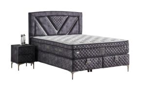 Niobe 150x200 Çift Kişilik Yatak, Baza, Başlık Seti MYB1322B