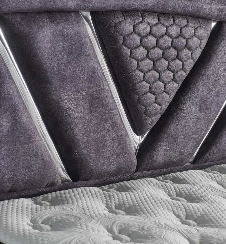Niobe 150x200 Double Mattress, Divan Base, Headboard Set MYB1322B