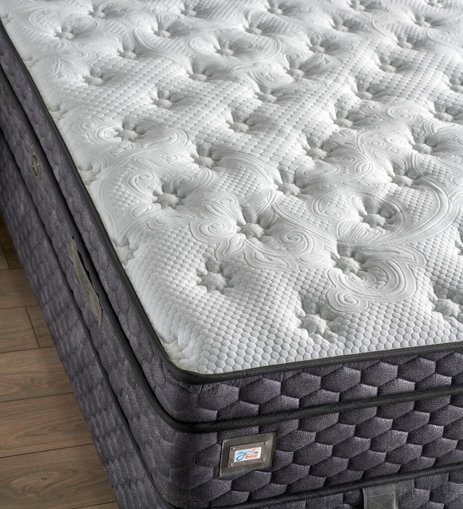 Niobe 150x200 Double Mattress, Divan Base, Headboard Set MYB1322B