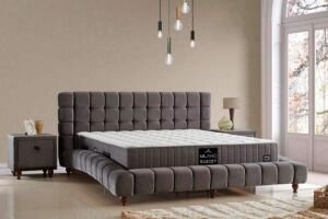 Milano 90x200 Tek Kişilik Yatak, Baza, Başlık Seti CP1008