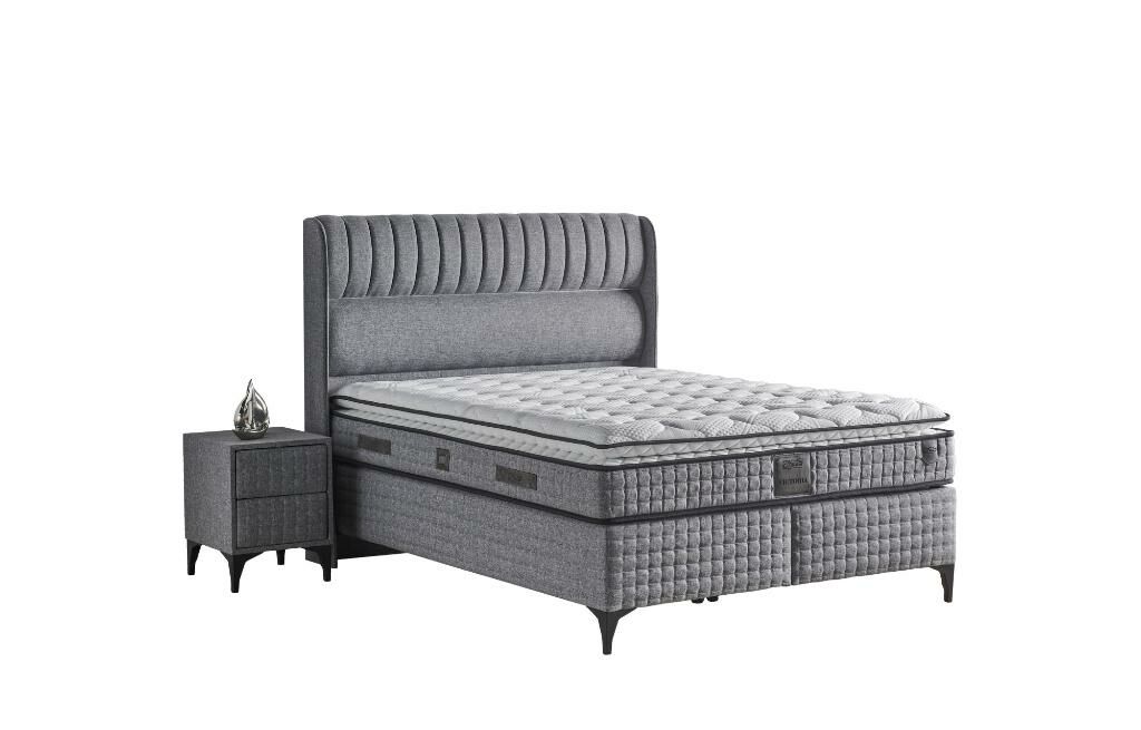 Victoria 160x200 Çift Kişilik Yatak, Baza, Başlık Seti MYB1323