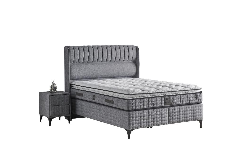 Victoria 160x200 Çift Kişilik Yatak, Baza, Başlık Seti MYB1323