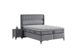 Victoria 160x200 Çift Kişilik Yatak, Baza, Başlık Seti MYB1323