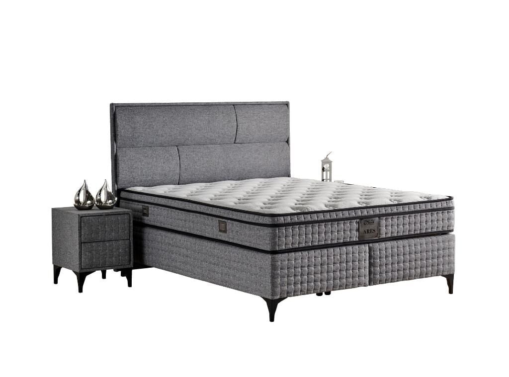 Ares 150x200 Çift Kişilik Yatak, Baza, Başlık Seti MYB1324