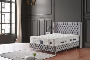 Arena 150x200 Çift Kişilik Yatak, Baza, Başlık Seti MBL1004