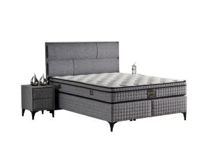 Ares 160x200 Çift Kişilik Yatak, Baza, Başlık Seti MYB1324