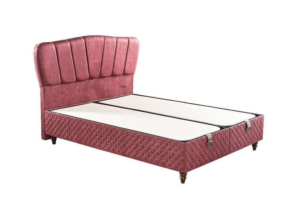 Pink 160X200 Çift Kişilik Baza, Başlık Seti EY2415